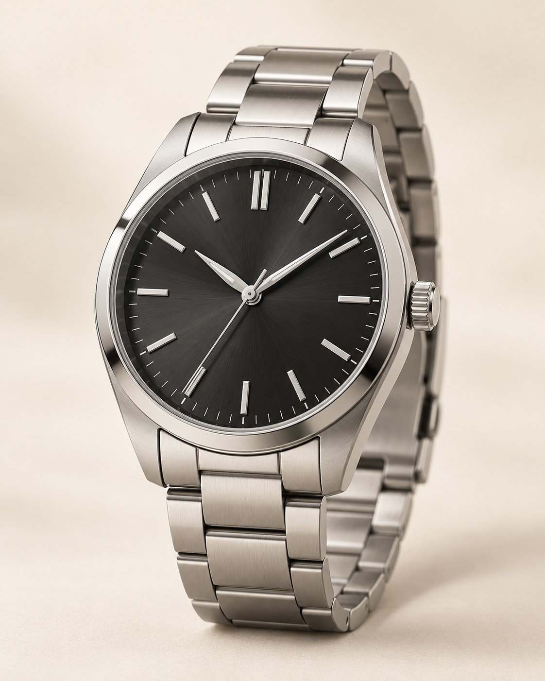 Stainless Steel Dress Watch